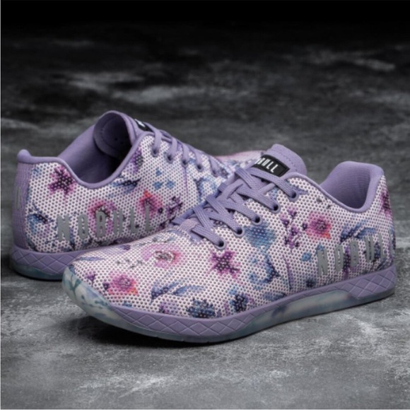 NOBULL Shoes - NOBULL Lavender Floral Training Sneakers